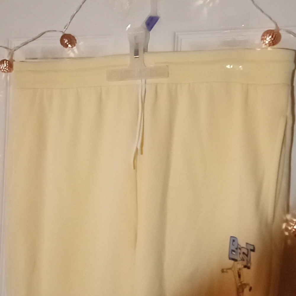 Yellow joggers